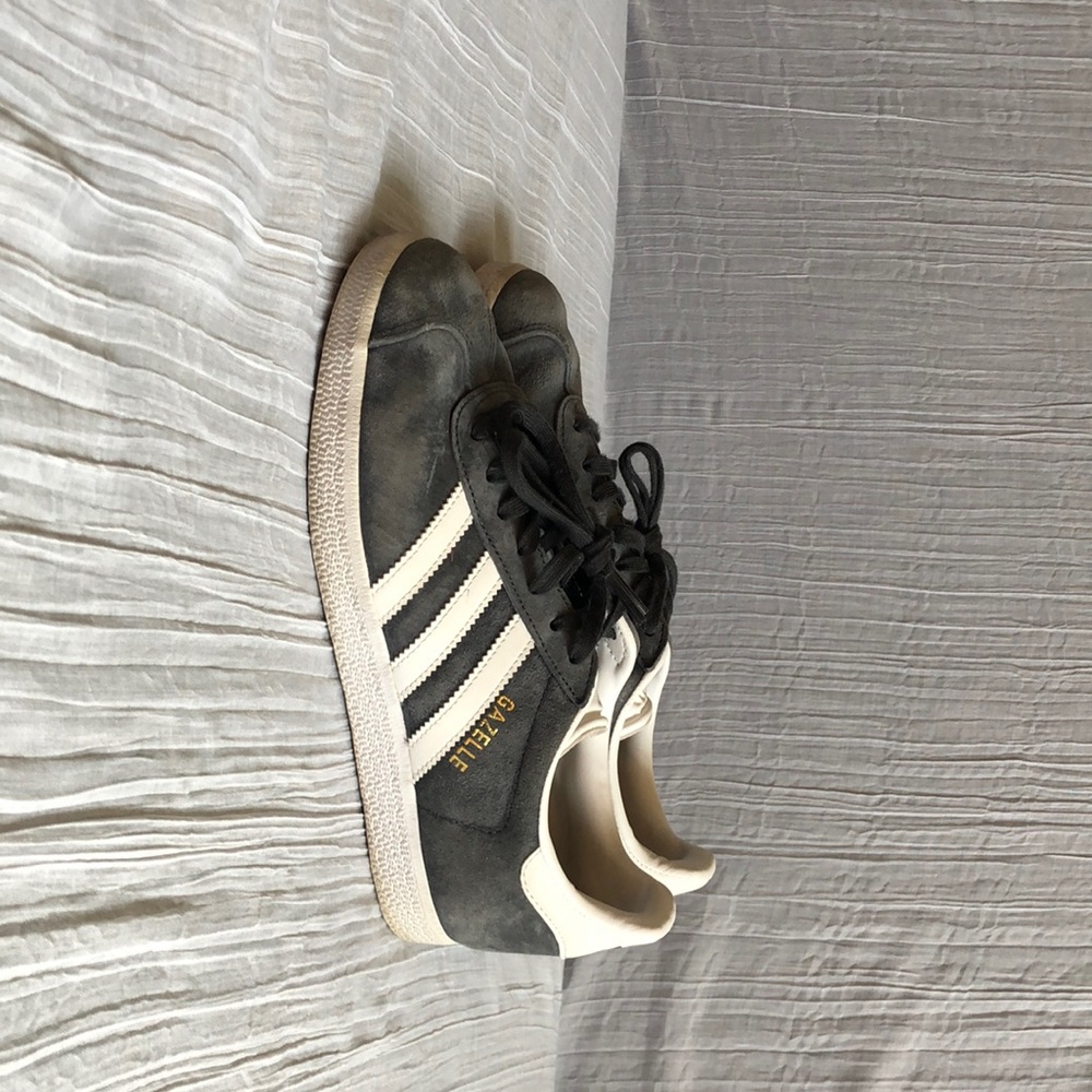 COPY - Adidas Gazelle Grey Suede Leather Sneaker Shoes.